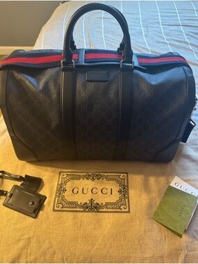 GUCCI OPHIDIA SUPREME DUFFLE BAG